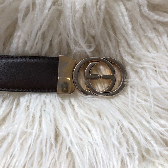 Vintage reversible Gucci belt brown to black - Picture 2 of 7